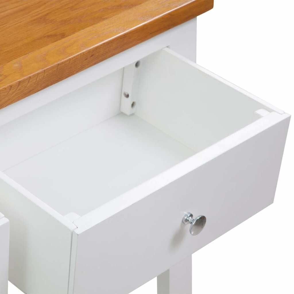 Solid Oak Wood Console Table C786224