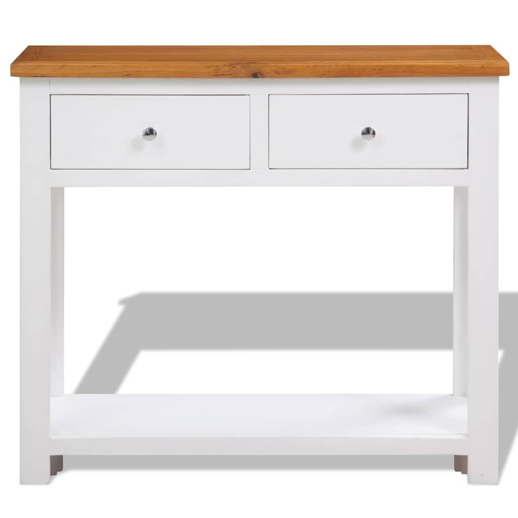 Solid Oak Wood Console Table C786224