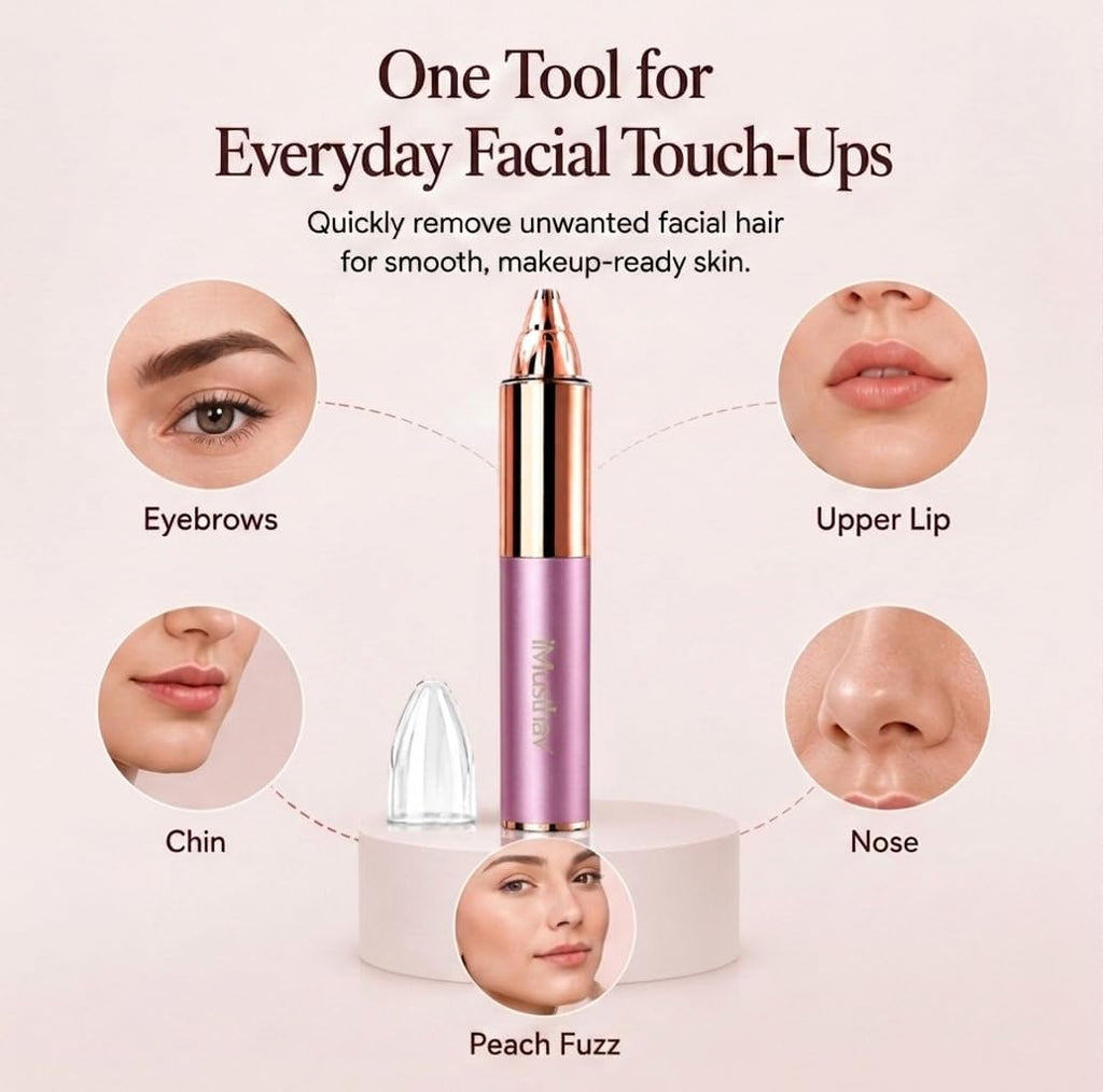 Eyebrow Trimmer with LED Light H318