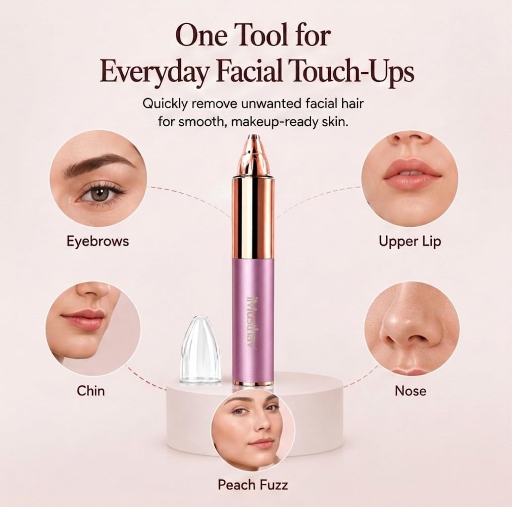 Eyebrow Trimmer with LED Light H318