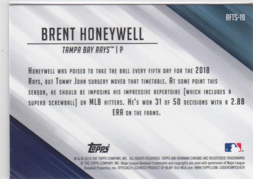 2019 Bowman Mega Box Refractors Baseball Card O99016