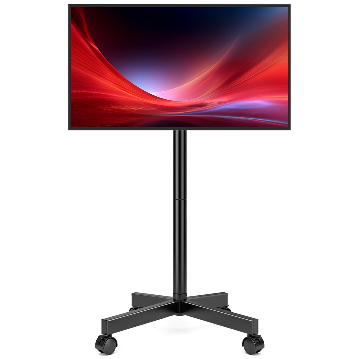 Mobile TV Stand for 23-60 Inch Flat Curved Screen TVs with Wheels S7910