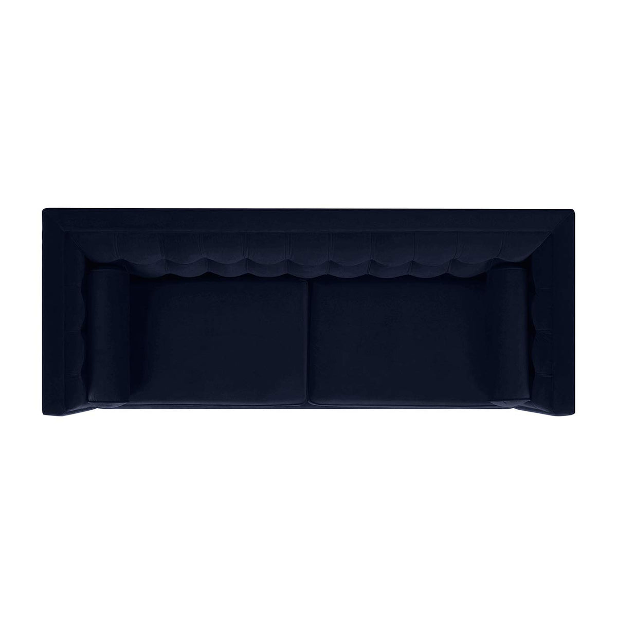 Dark Navy Blue Performance Velvet Tufted Sofa A5749