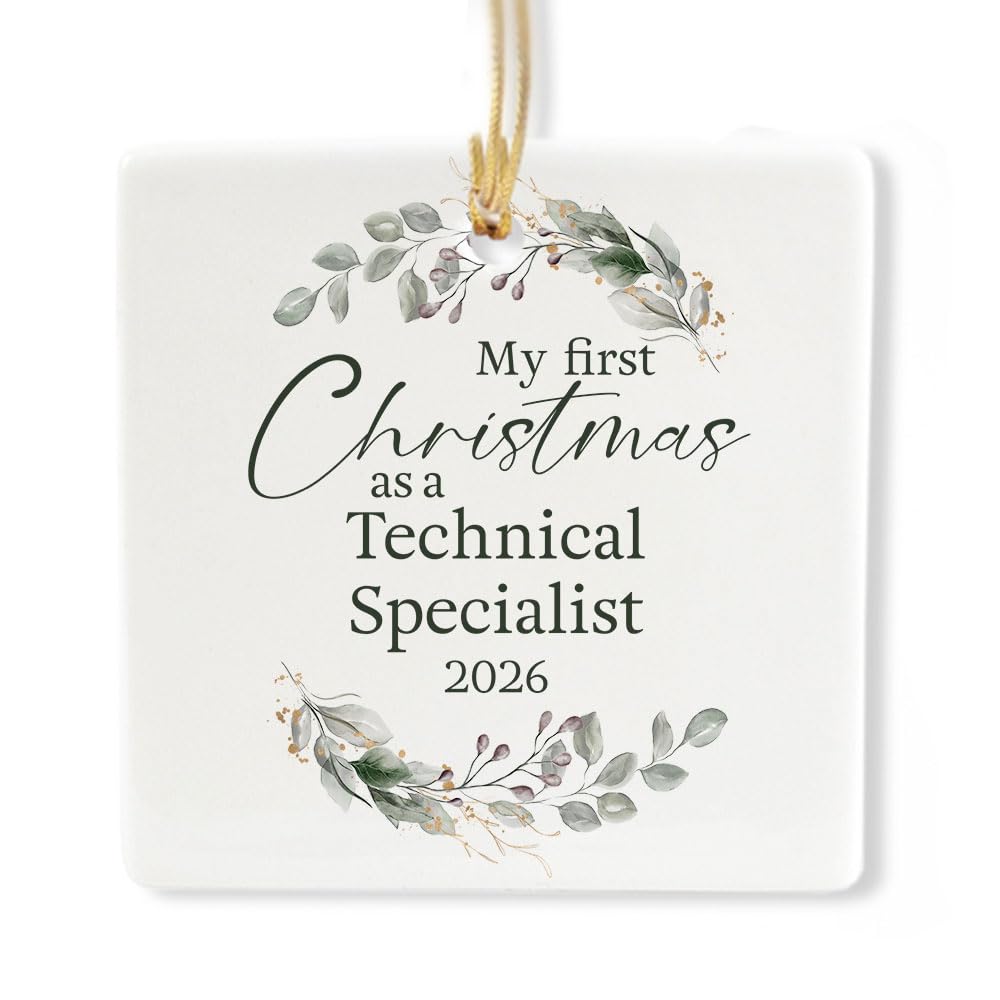 Ceramic 3-inch Square Ornament H9818