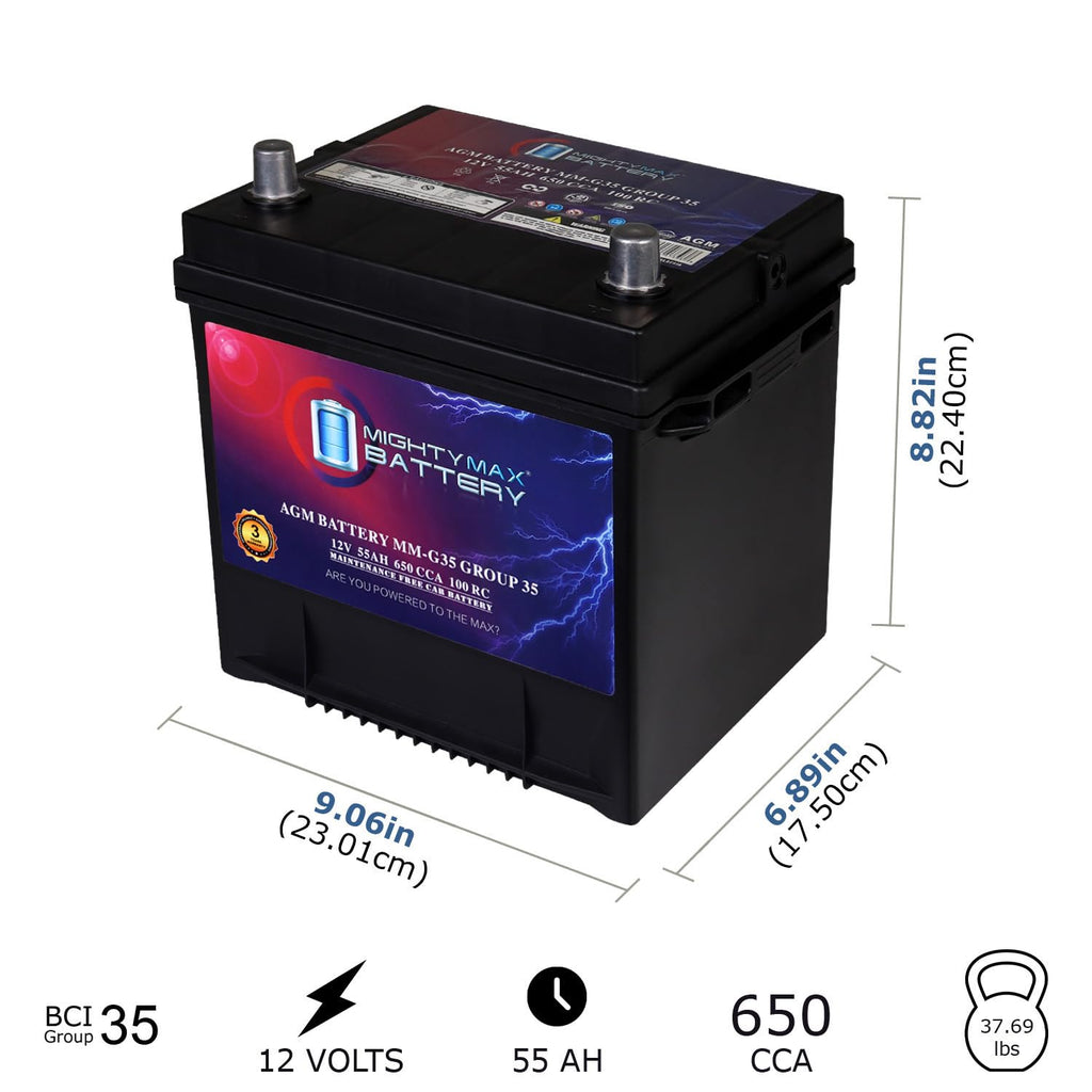 12V 55Ah AGM Replacement Battery C207164