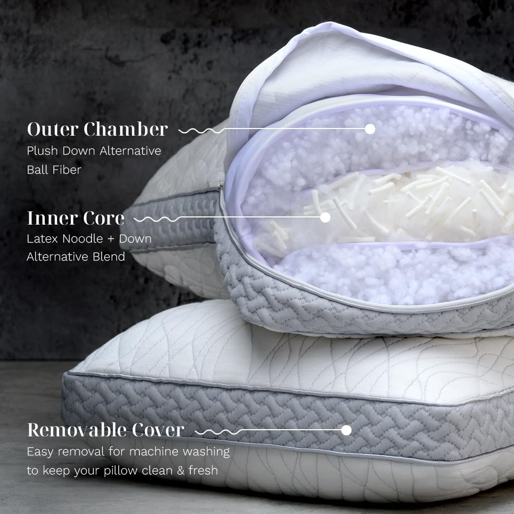 King Dual Chamber Pillow 2-Pack E399