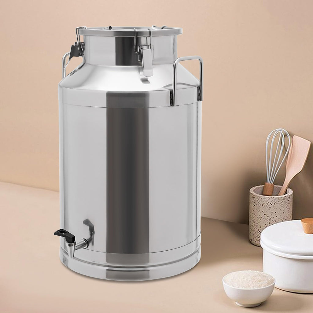 60L Stainless Steel Milk Can with Faucet A2460