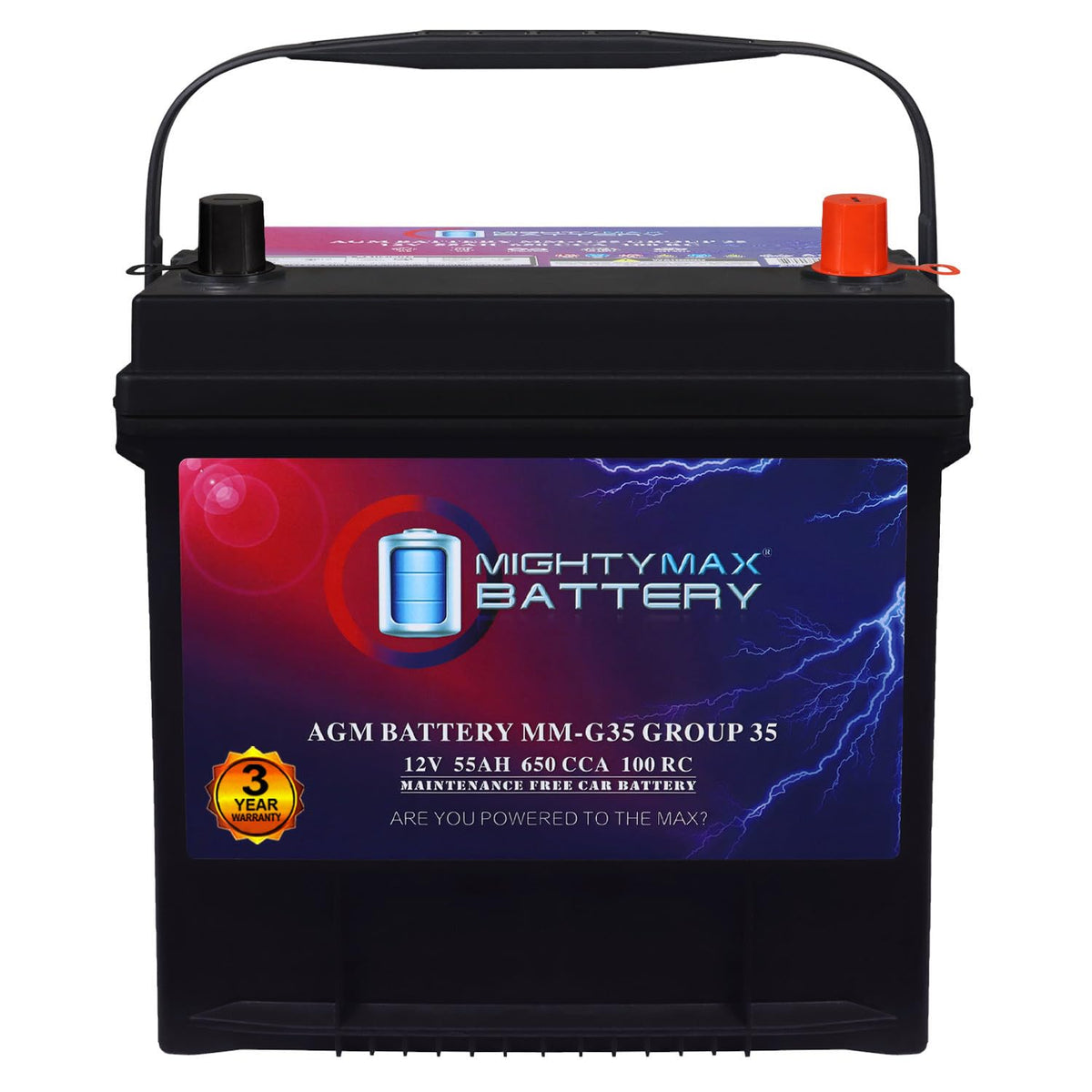 12V 55Ah AGM Replacement Battery C207164