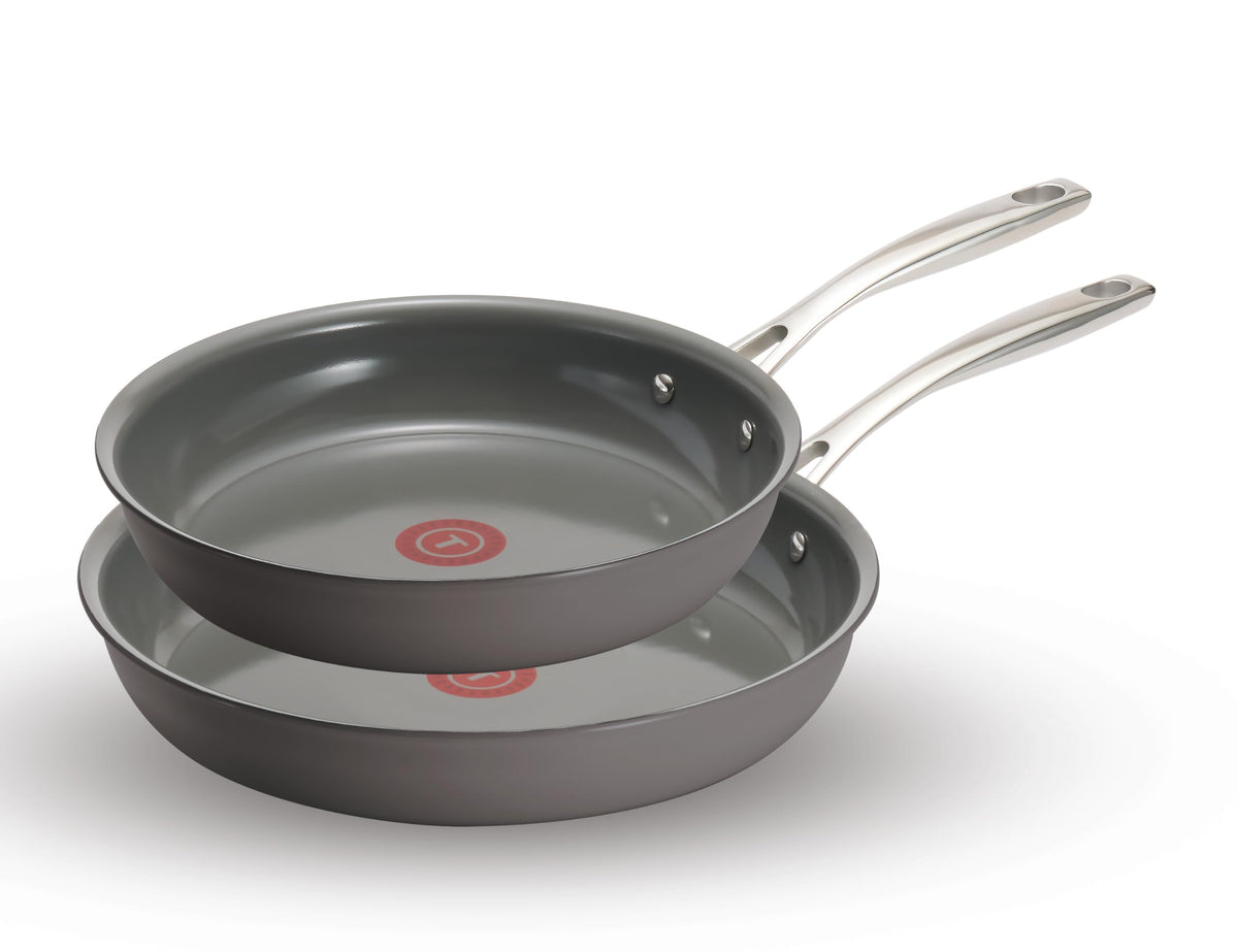 Ceramic Non-Stick Induction 2 Piece Frypan Set X789196