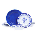 Blue 12-Piece Melamine Dinnerware Set D581488