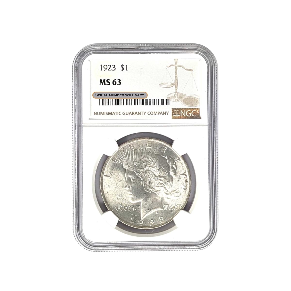 Peace Silver Dollar N386