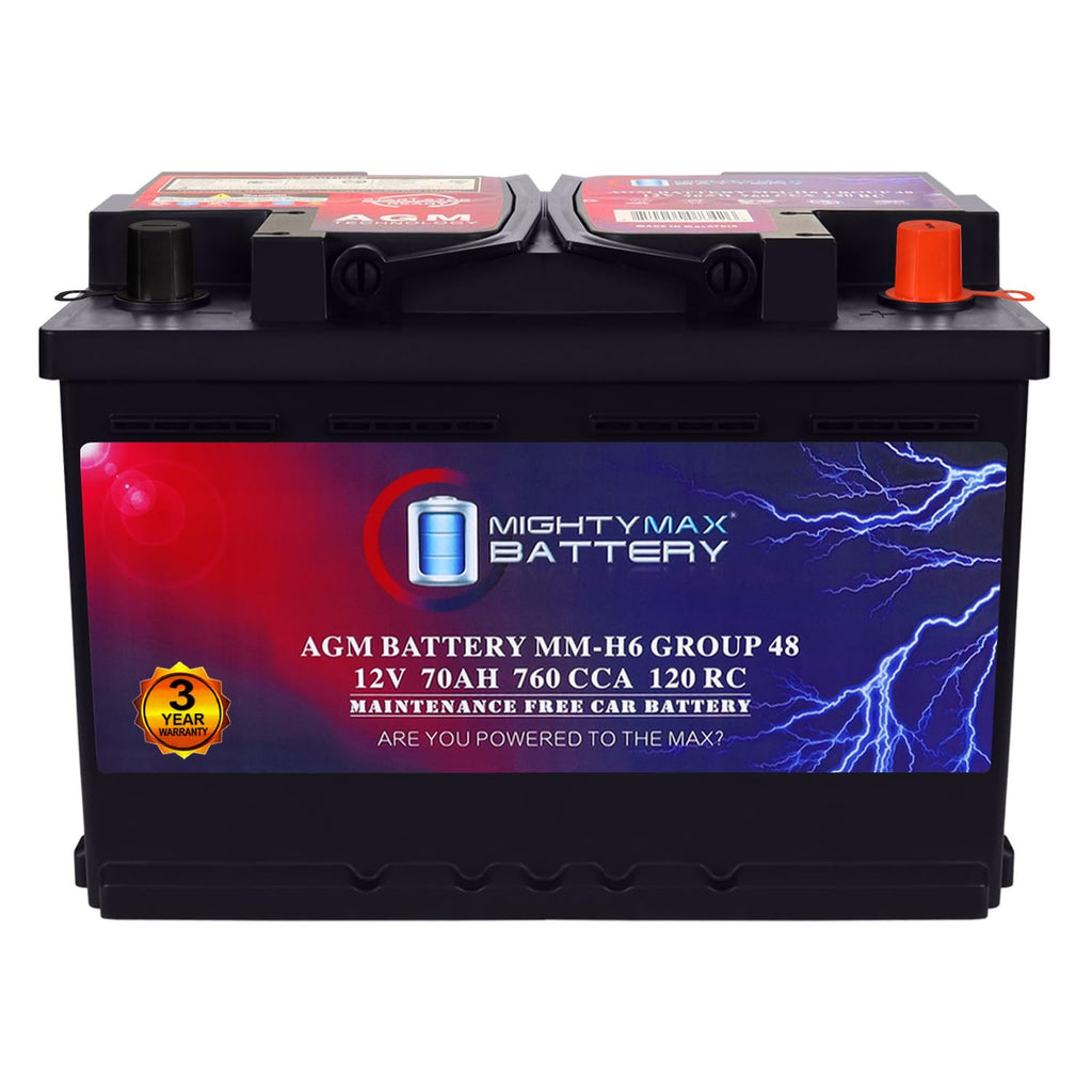 12V 70AH 760CCA Replacement Battery Z302