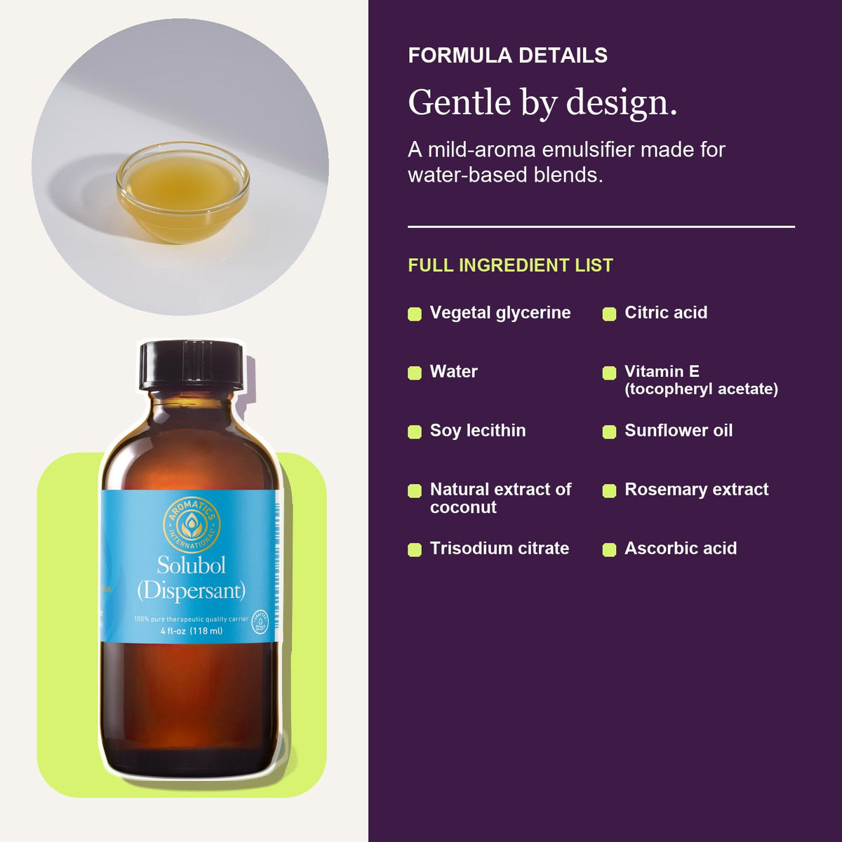 4 fl oz Solubilizer for Essential Oils R377