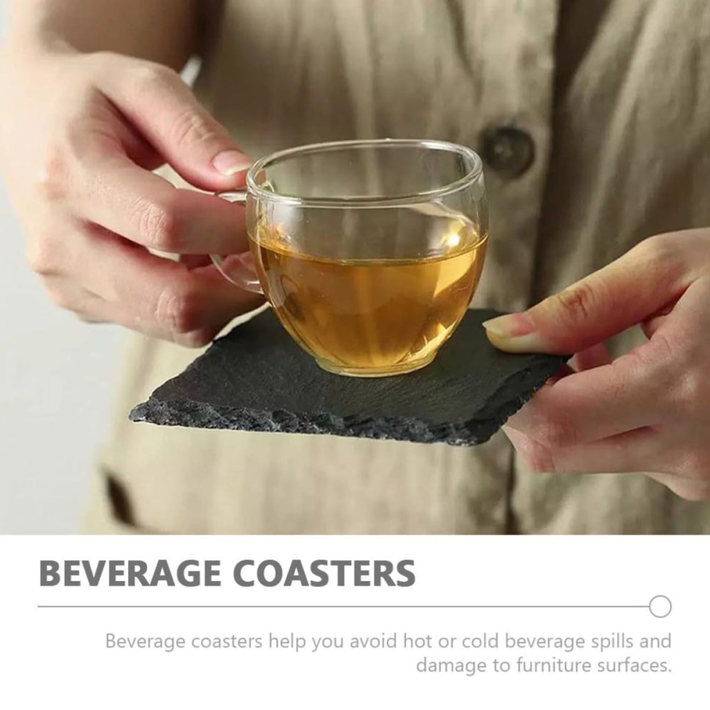 12pcs Natural Stone Cup Coasters P8827