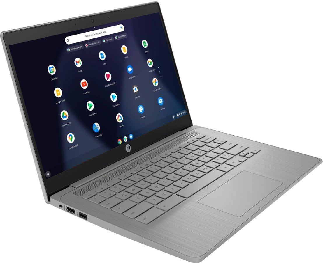 14" Chromebook Laptop, Intel Celeron N4120, 4GB RAM 128GB Storage, Gray X1688