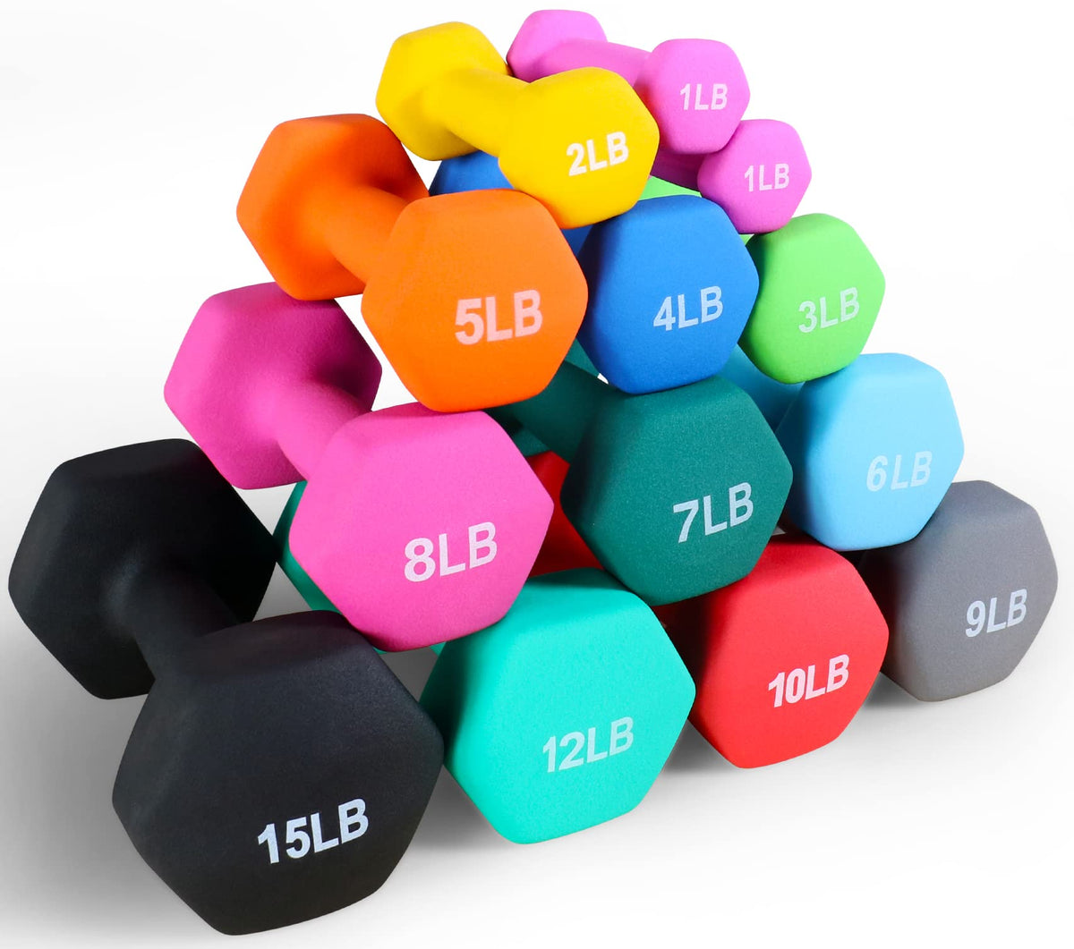 Neoprene Dumbbell Hand Weights A9042