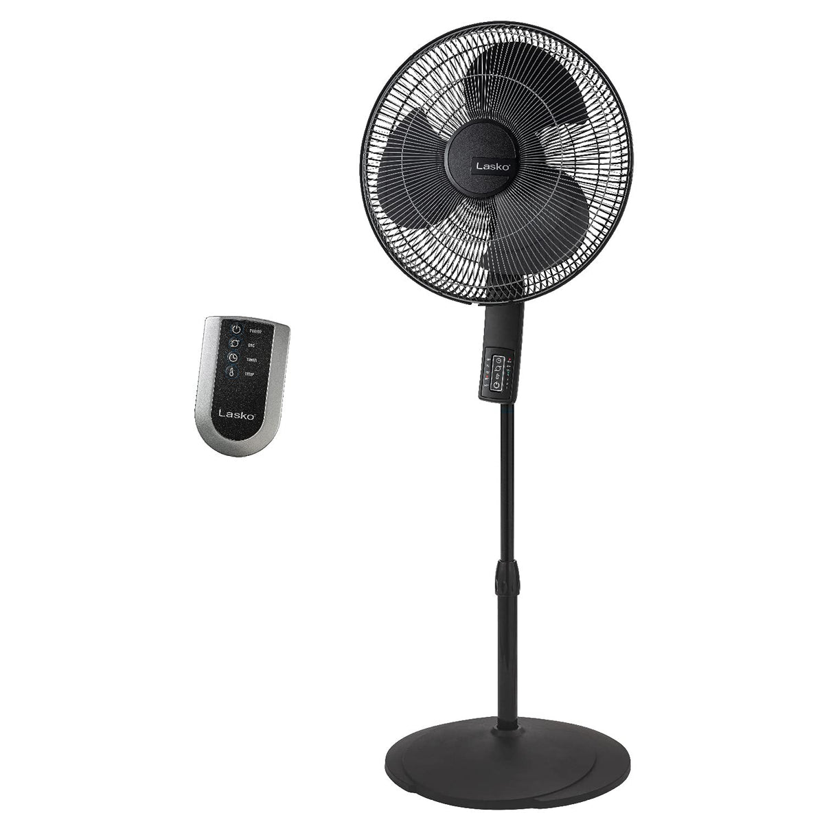 Oscillating Pedestal Fan 16" Black O71554