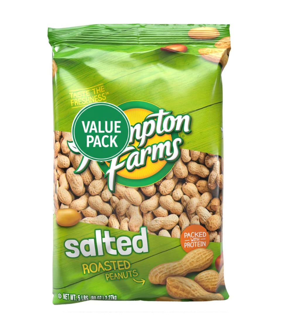 Salted In-Shell Peanuts 5 lb Bag Q2990