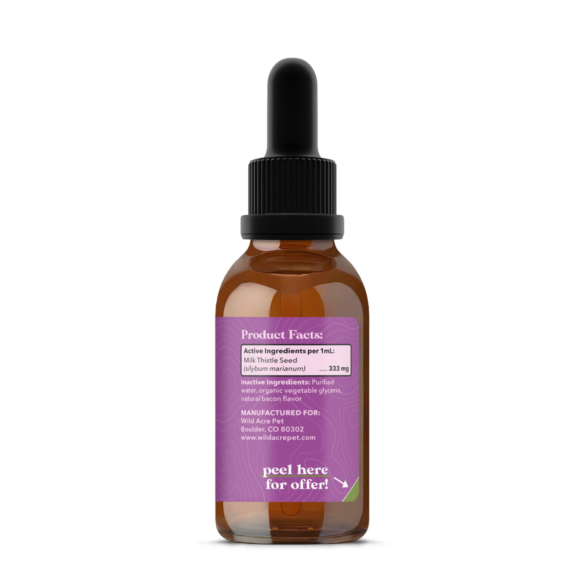 Milk Thistle for Dogs Liver Support 2 oz V404650