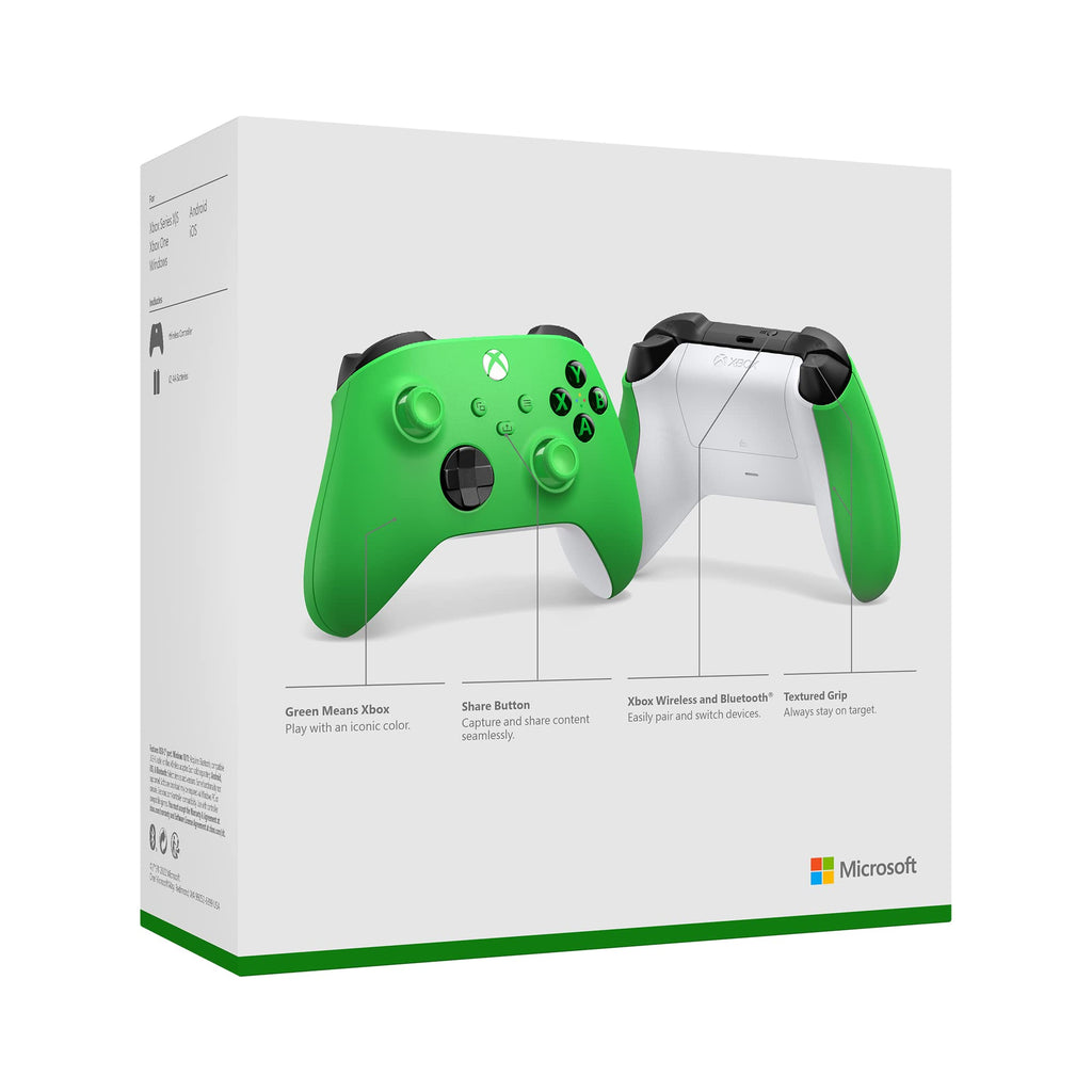 Xbox Wireless Controller Velocity Green W776