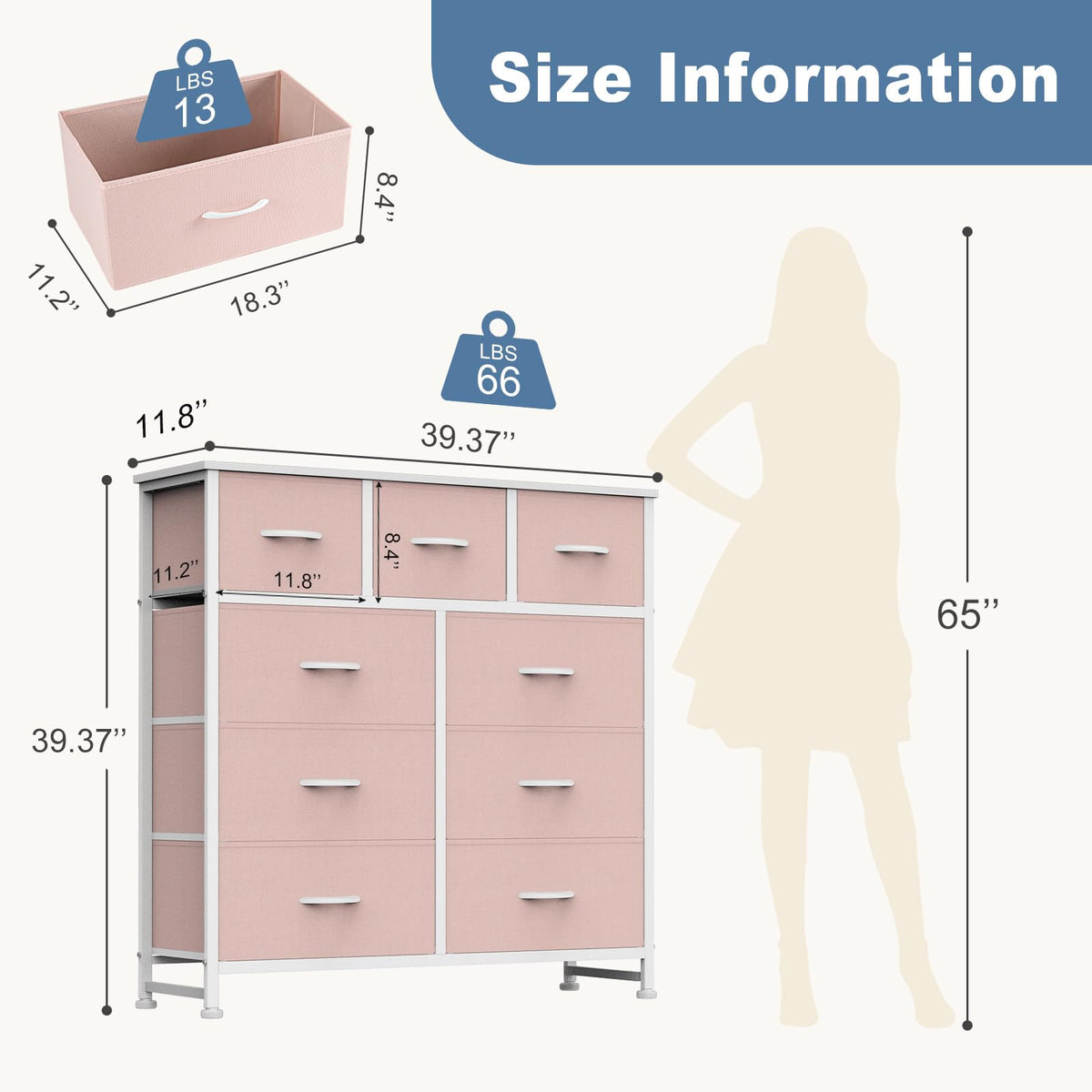 9 Drawer Dresser G938