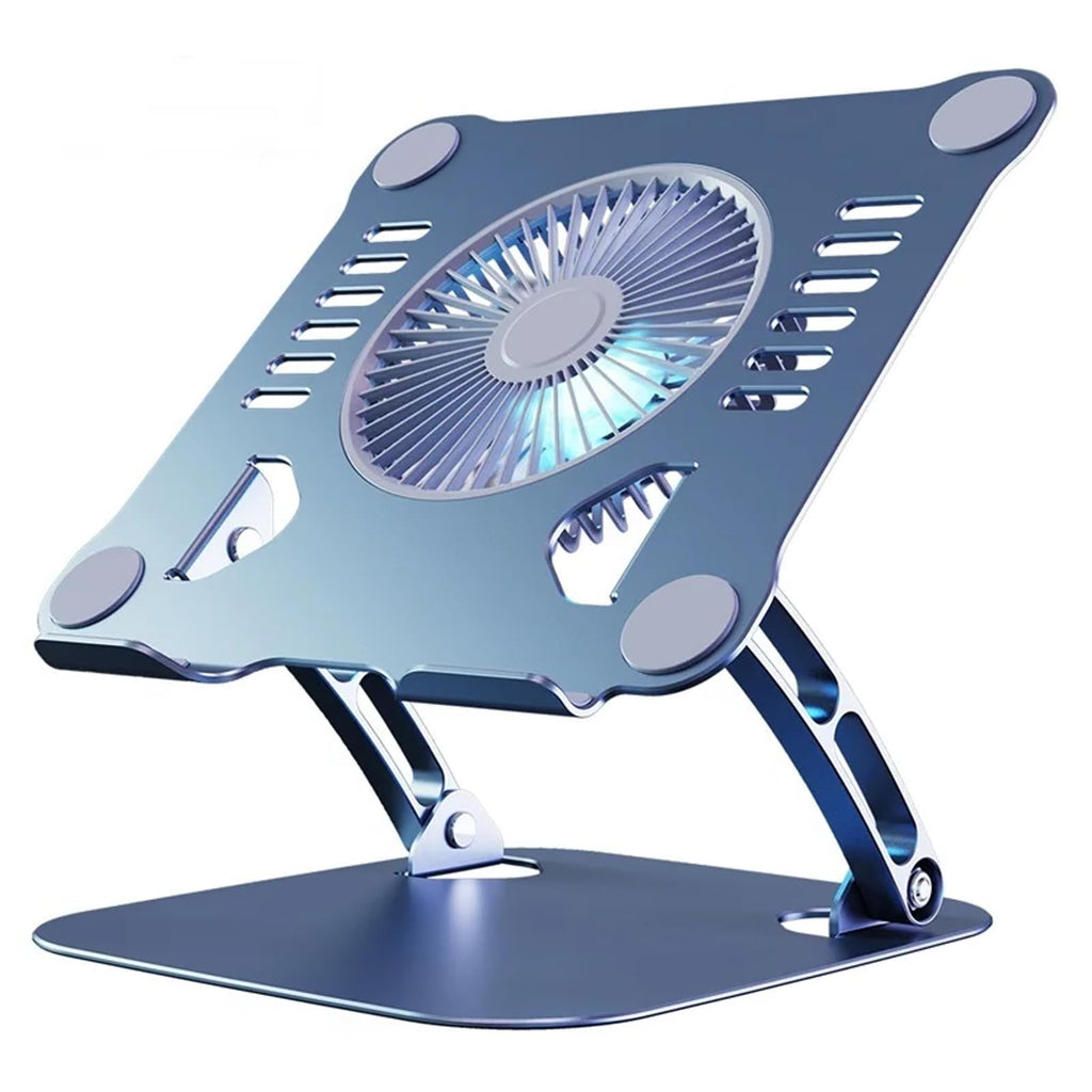 Laptop Cooling Pad Stand Blue & Gray Y645