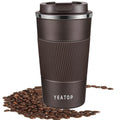16 oz Stainless Steel Insulated Travel Coffee Mug with Lid N4401