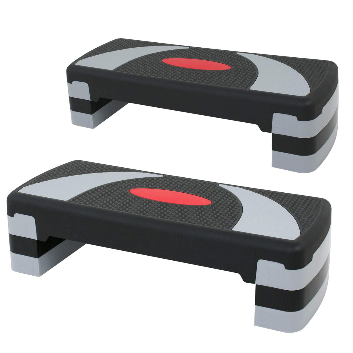 Adjustable Aerobic Stepper with Risers Set of 2 L30130