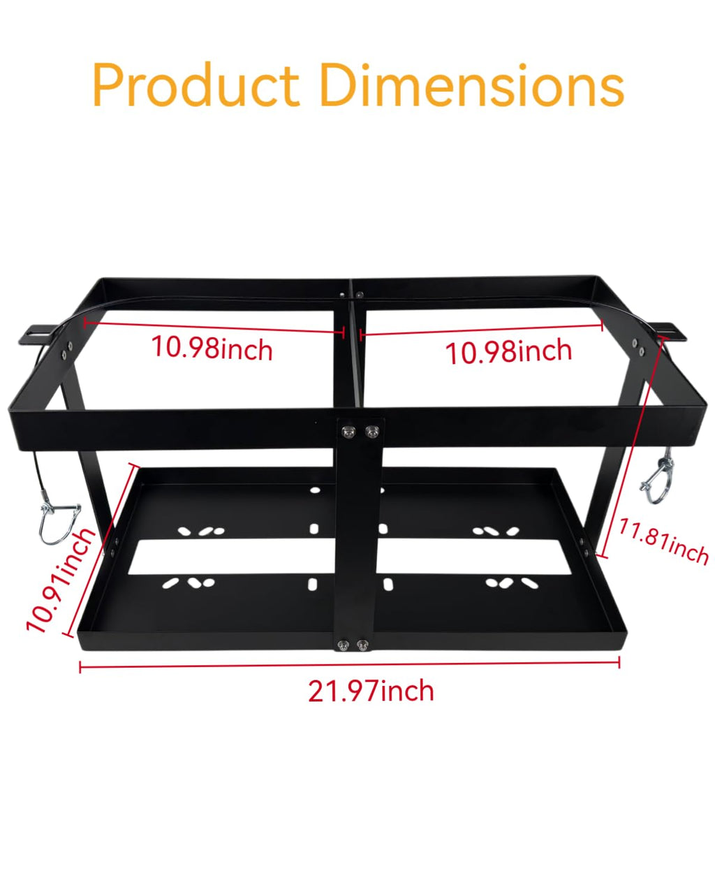 5 Gallon Gas Can Holder for Two 5 Gallon Gas Cans X48506