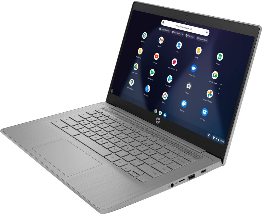 14" Chromebook Laptop, Intel Celeron N4120, 4GB RAM 128GB Storage, Gray X1688