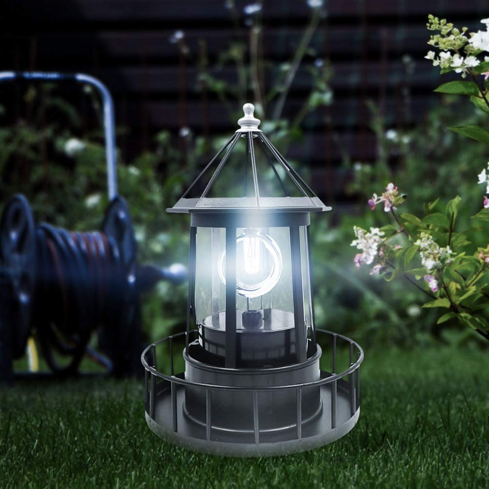 LED Solar Lighthouse Garden Light H5560