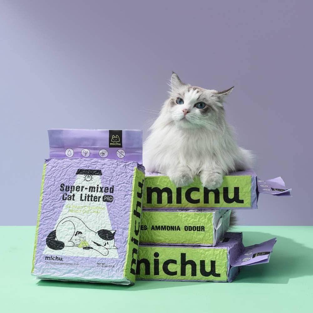 Mixed Tofu Cat Litter 5.5Lb 4 Pack B9684