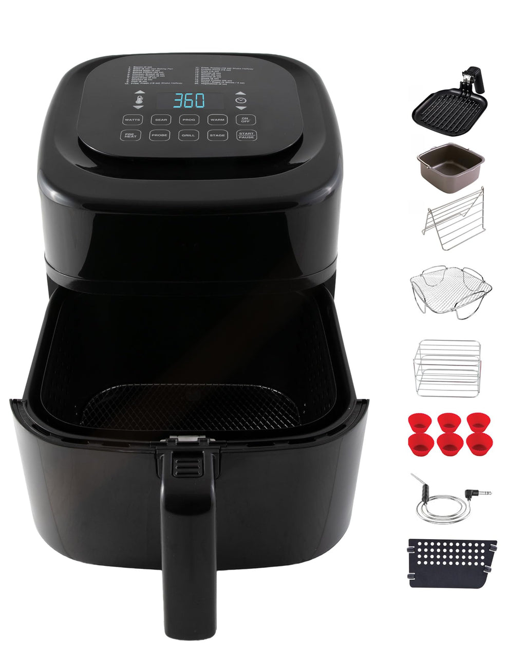 10-in-1 Air Fryer with Smart Probe V692