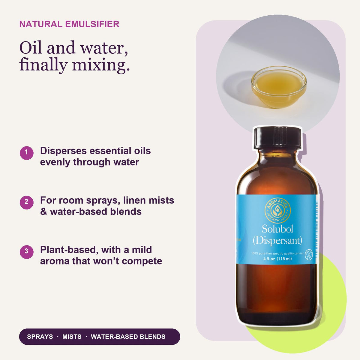 4 fl oz Solubilizer for Essential Oils R377