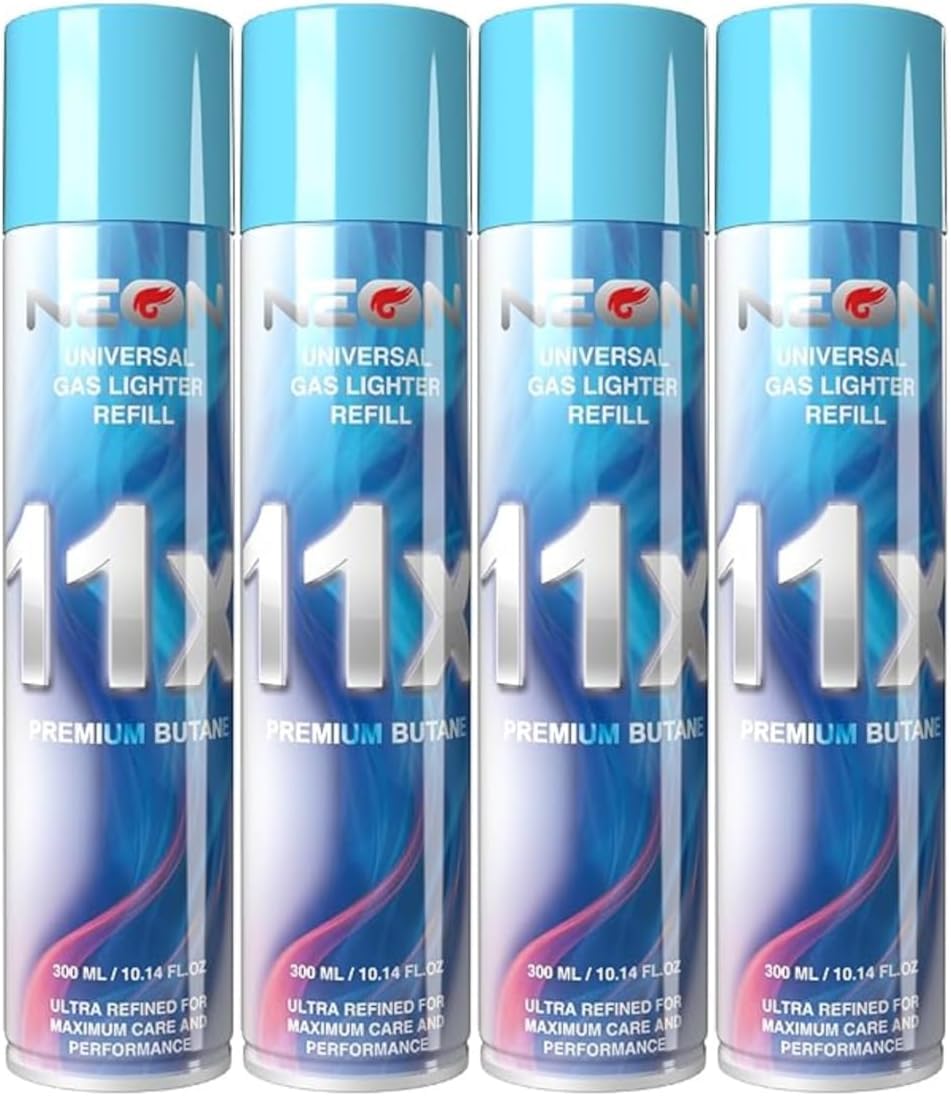 11X Ultra-Refined Butane Fuel 300ml with Metal Nozzle I735