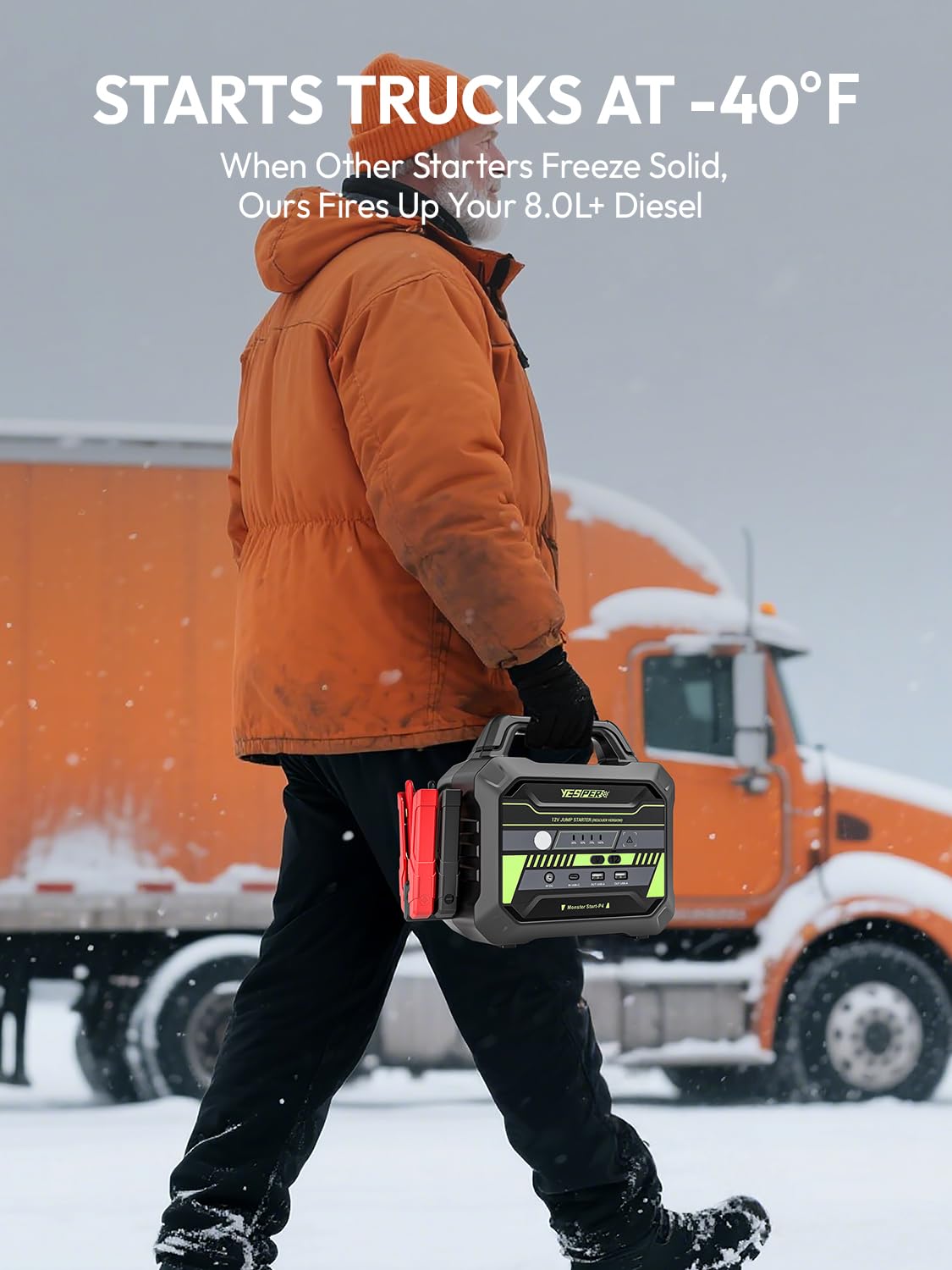 78000mAh Heavy Duty Jump Starter 6000A H889582