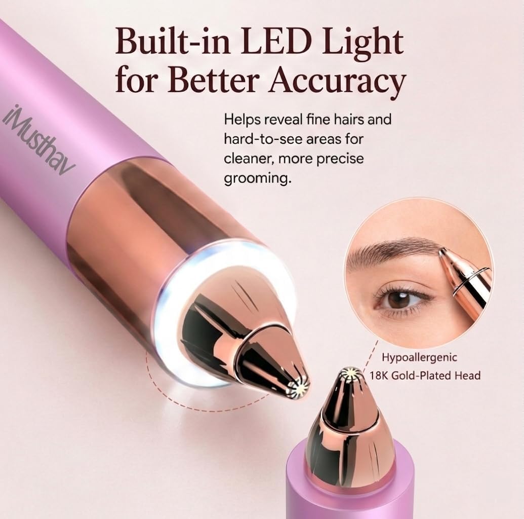 Eyebrow Trimmer with LED Light H318