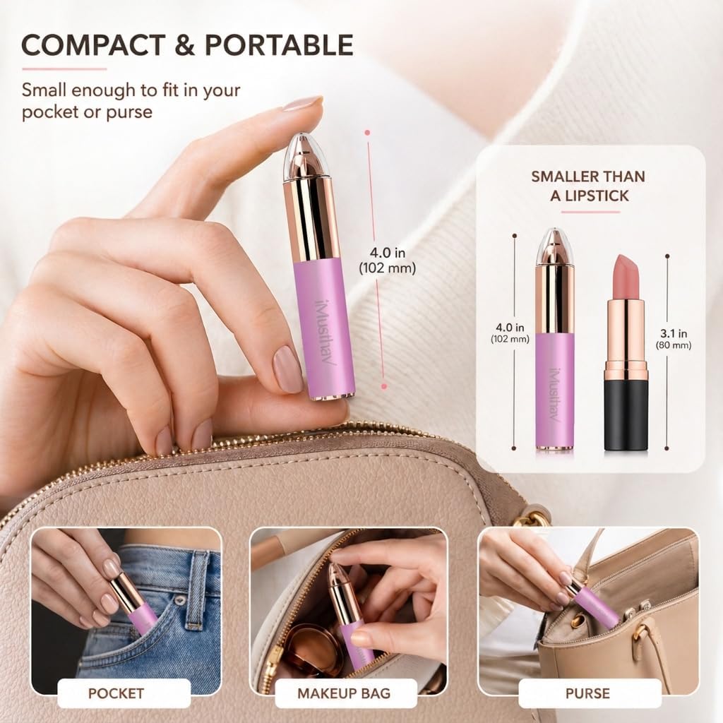 Eyebrow Trimmer with LED Light H318