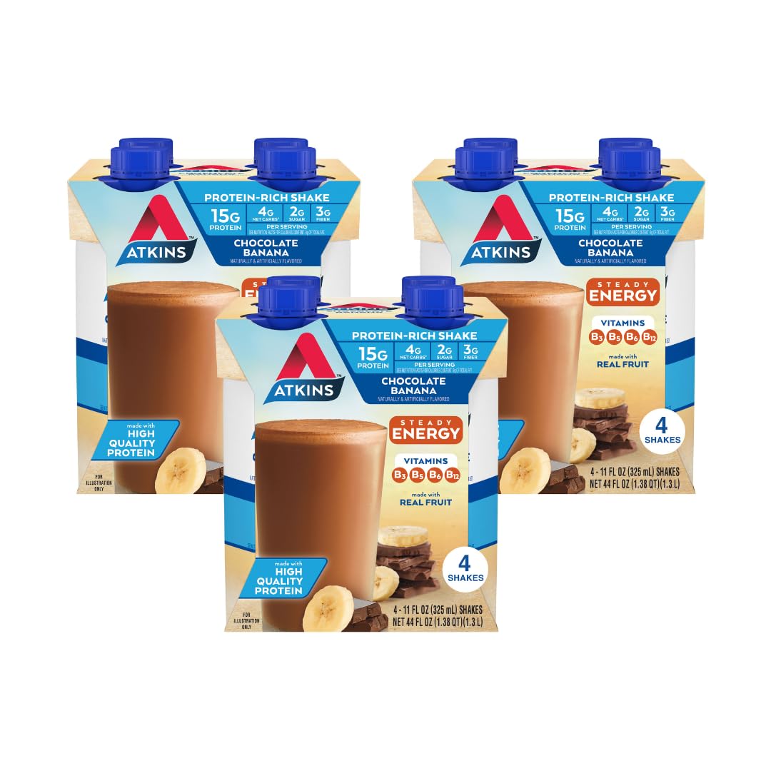 Chocolate Banana & Café Caramel Protein Shake, 15g Protein, Keto Friendly Z59292