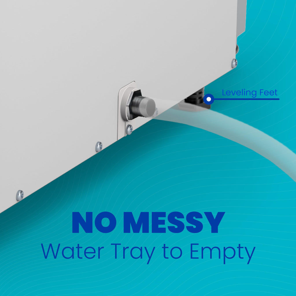 50-Pint Whole-House Dehumidifier with Wi-Fi Thermostat, Drain Hose, Condensate Pump, Bracket, and Hanging Kit R474207