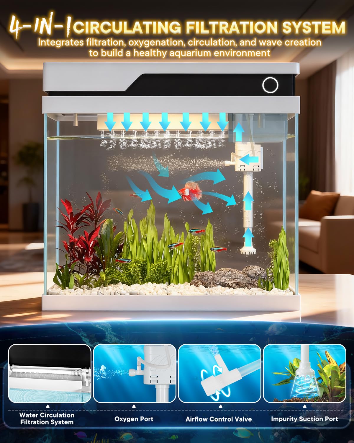 7 Gallon Fish Tank X410779
