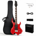 Red Electric Guitar Kit with Amplifier E527552