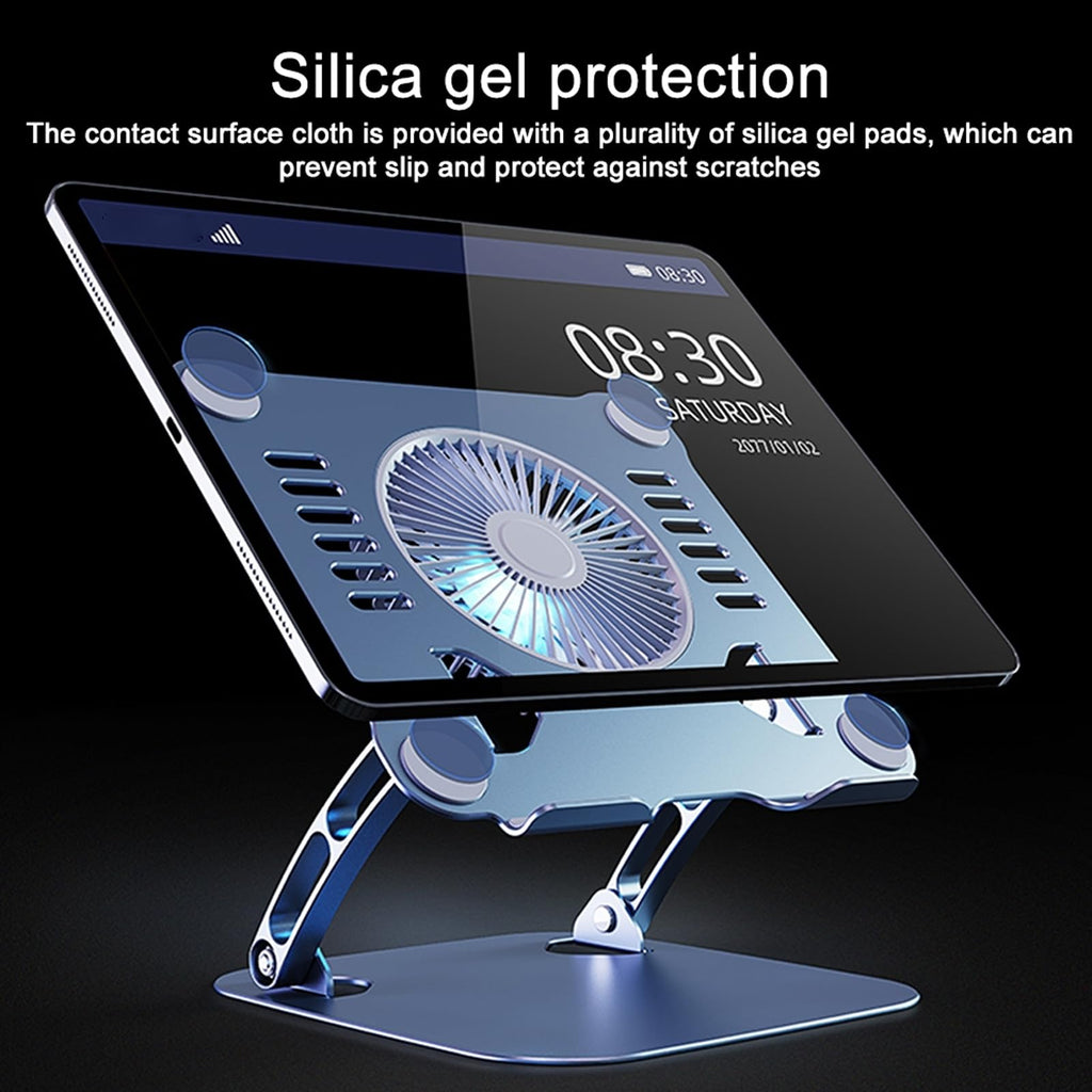 Laptop Cooling Pad Stand Blue & Gray Y645