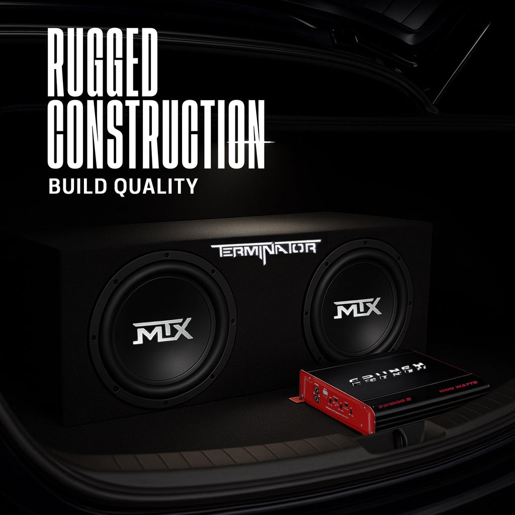 1000 Watt 2 Channel Amplifier with 12 Inch Subwoofer Enclosure P566