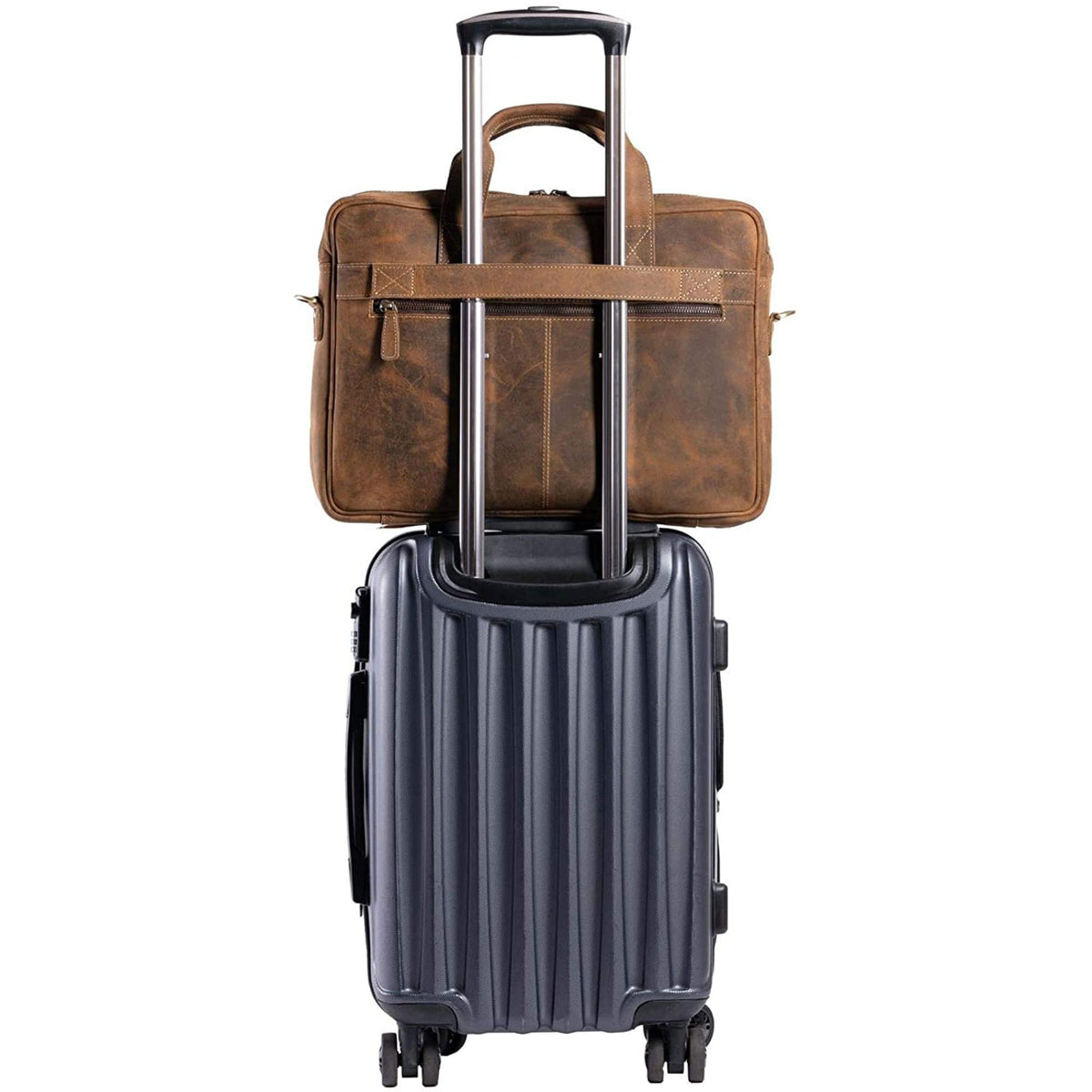 18 Inch Leather Laptop Messenger Bag Q152564