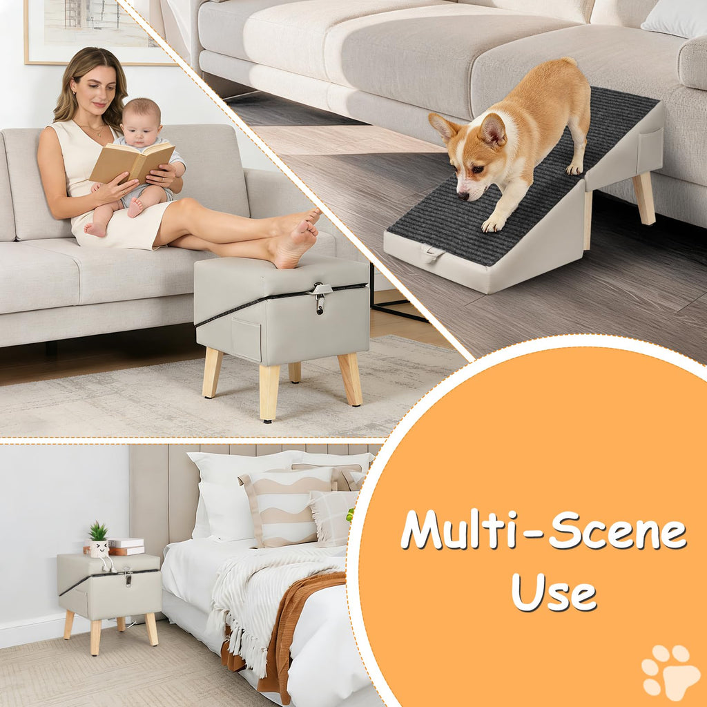 Gray Foldable Dog Ramp C3438