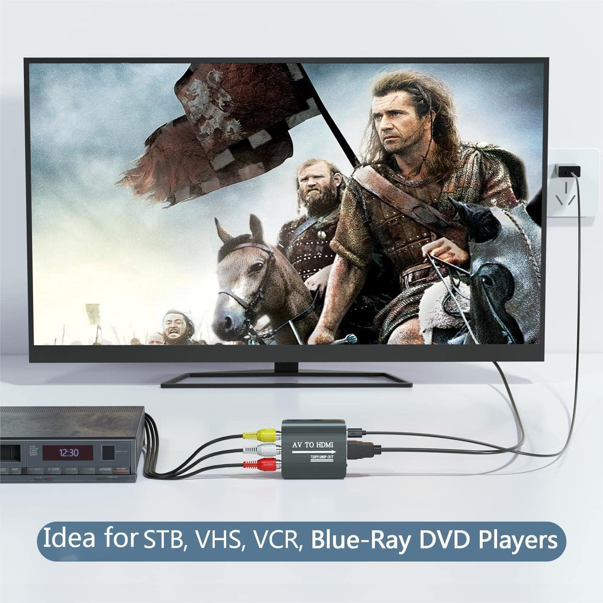 AV to HDMI Converter with HDMI Cable H557