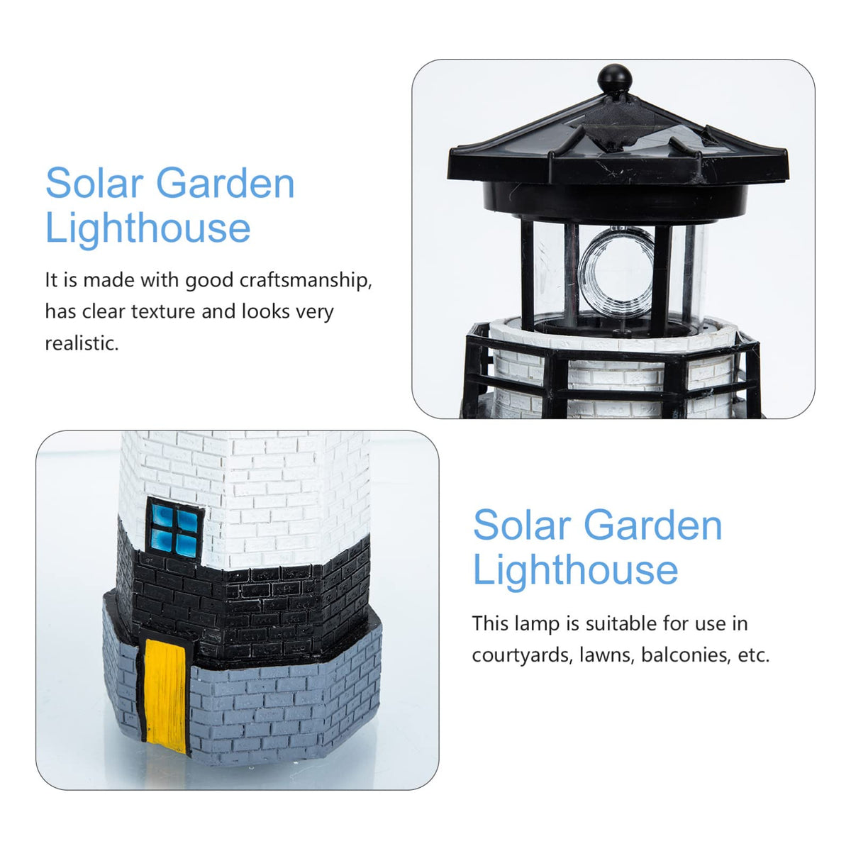 Solar Powered Rotating Garden Statue K435457