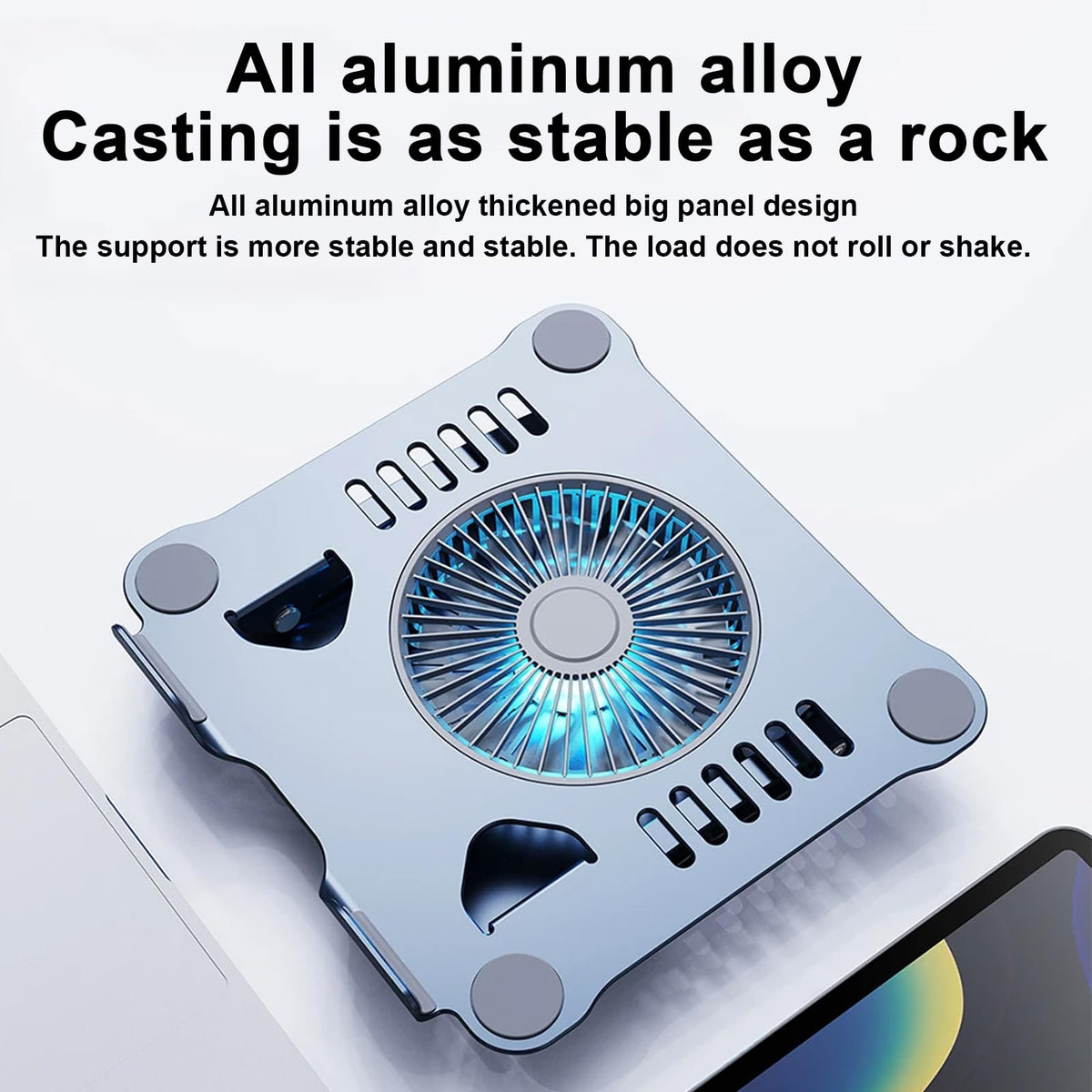 Laptop Cooling Pad Stand Blue & Gray Y645