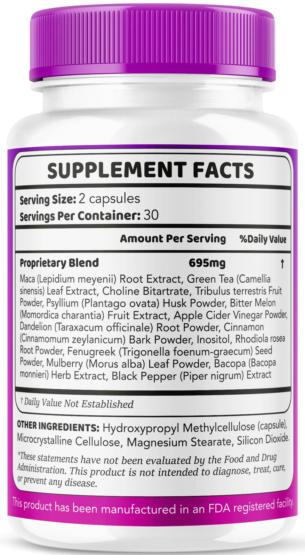 Natural Supplement 60 Capsules E382957